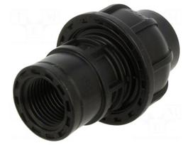 Splice terminal: clamping | Thread: G 1/2" internal | 20mm | Plast