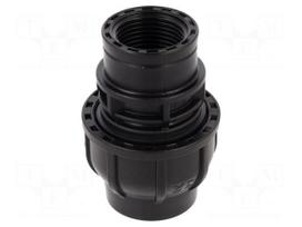Splice terminal: clamping | Thread: G 1" internal | 32mm | Plast