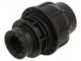 Splice terminal: clamping | Thread: G 3/4" internal | 32mm | Plast