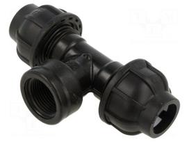 Splice terminal: clamping | for PE pipes | Plast | Medium: water