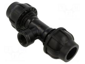 Splice terminal: clamping | for PE pipes | Plast | Medium: water