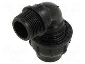 Splice terminal: clamping | Thread: G 3/4" external | 20mm | Plast