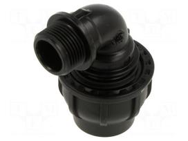 Splice terminal: clamping | Thread: G 3/4" external | 25mm | Plast