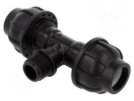 Splice terminal: clamping | for PE pipes | Plast | Medium: water