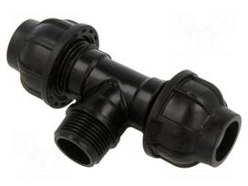Splice terminal: clamping | for PE pipes | Plast | Medium: water