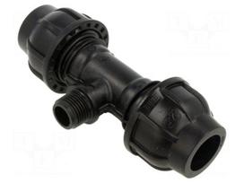 Splice terminal: clamping | for PE pipes | Plast | Medium: water