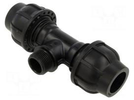Splice terminal: clamping | for PE pipes | Plast | Medium: water