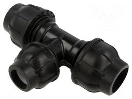 Splice terminal: clamping | for PE pipes | Plast | Medium: water