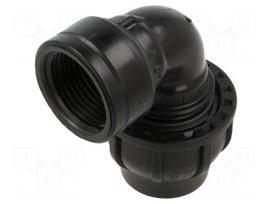 Splice terminal: clamping | Thread: G 1" internal | 25mm | Plast
