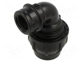 Splice terminal: clamping | Thread: G 3/4" internal | 32mm | Plast