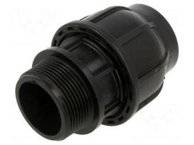 Splice terminal: clamping | Thread: G 2" external | 50mm | Plast