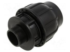 Splice terminal: clamping | Thread: G 1 1/2" external | 63mm | Plast