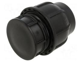 Splice terminal: clamping | 50mm | for PE pipes | Plast | 16bar