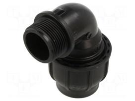 Splice terminal: clamping | Thread: G 1 1/4" external | 40mm | Plast