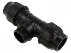 Splice terminal: clamping | for PE pipes | Plast | Medium: water