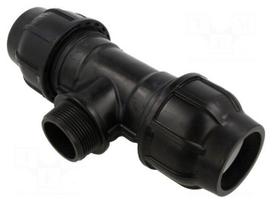 Splice terminal: clamping | for PE pipes | Plast | Medium: water