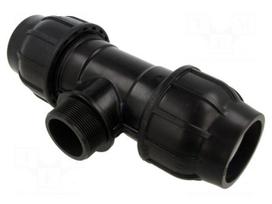 Splice terminal: clamping | for PE pipes | Plast | Medium: water
