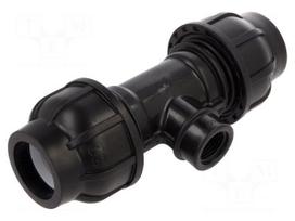 Splice terminal: clamping | for PE pipes | Plast | Medium: water
