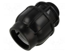 Splice terminal: clamping | Thread: G 2" external | 63mm | Plast