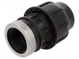Splice terminal: clamping | Thread: G 1 1/4" internal | 40mm | Plast