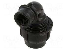 Splice terminal: clamping | Thread: G 1/2" internal | 25mm | Plast
