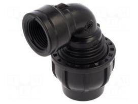 Splice terminal: clamping | Thread: G 3/4" internal | 25mm | Plast