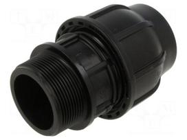 Splice terminal: clamping | Thread: G 1 1/2" external | 40mm | Plast