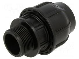 Splice terminal: clamping | Thread: G 1 1/4" external | 40mm | Plast