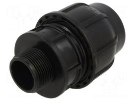 Splice terminal: clamping | Thread: G 1 1/4" external | 50mm | Plast