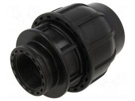 Splice terminal: clamping | Thread: G 1 1/2" internal | 63mm | Plast