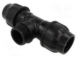 Splice terminal: clamping | for PE pipes | Plast | Medium: water
