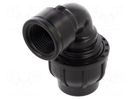 Splice terminal: clamping | Thread: G 1" internal | 32mm | Plast
