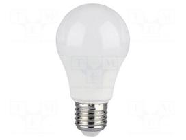 LED lamp | E27 | white warm | 220÷240VAC | 806lm | P: 8.5W | 200° | 3000K