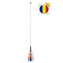 Antenna Package CB PNI TRUCKER 9000 PL with LED, length 140 cm, 26-28MHz, 1000W with sticky Pad Flag included