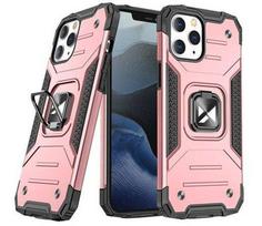 Nugarėlės dėklai Wozinsky Apple iPhone 13 Pro Ring Armor Case Kickstand Tough Rugged Pink