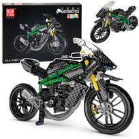 Žaidimų zona | PC | Konsolės | Priedai // Edukaciniai žaislai | Interaktyvūs | Kūrybiški | Meniški // Klocki Konstrukcyjne Motocykl Wyścigowy Sportowy Czarny 656 el.