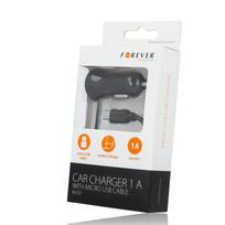 Forever M-01 car charger Micro USB 5V 1A 2.5M Black