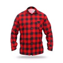 Batai, darbo drabužiai | Asmeninės apsaugos priemonės // Darbo, apsauginiai, aukšto matomumo drabužiai // Koszula flanelowa czerwona, rozm.xl, 100% bawełna