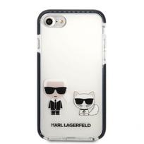 Nugarėlės dėklai Karl Lagerfeld Apple iPhone 7/8/SE2020/SE2022 TPE Karl and Choupette Kryt White