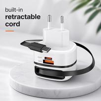 Itin greitas 65W GaN tinklo įkroviklis | USB-C PD PPS | 5–20V | 3–3.25A | nešiojamajam kompiuteriui