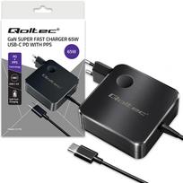 Itin greitas 65W GaN tinklo įkroviklis | USB-C PD PPS | 5–21V | 3–3.25A | nešiojamajam kompiuteriui