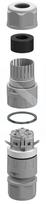 NLHC Hermetinė jungtis 0.5-2.5mm². 5 kontaktai. 24A. 450V.  ∅5-9/9-12/10-14mm. IP68