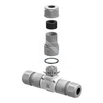 NLHC Hermetinė jungtis 0.5-2.5mm². 5 kontaktai. 24A. 450V.  ∅5-9/9-12/10-14mm. IP68
