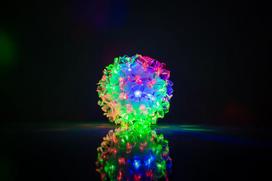 Apšvietimas N/A  Bumba ar puķēm RS-208 50LED D-11cm Multi Color
