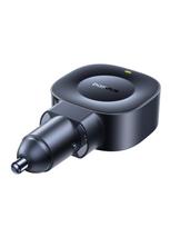 Car Charger 12-24V 45W USB-C PD with Retractable 0.8m USB-C Cable PrimeTrip VR2, Black