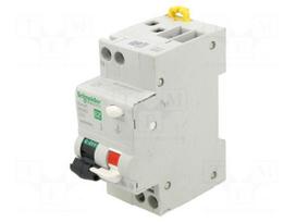 RCBO breaker | Inom: 25A | Ires: 30mA | Poles: 1+N | 230VAC | IP20 | RCBO