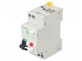 RCBO breaker | Inom: 20A | Ires: 30mA | Poles: 1+N | 230VAC | IP20 | RCBO
