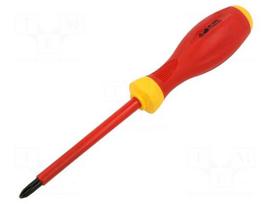 Screwdriver: insulated | Phillips | PH2 | 100mm | 1kVAC