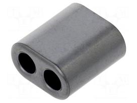 Core: ferrite | on round cable | 43 | -55÷125°C | 100MHz | 219Ω