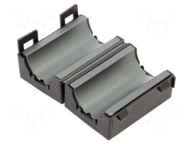 Ferrite: two-piece | on round cable | 31 | 0÷85°C | 100MHz | 259Ω